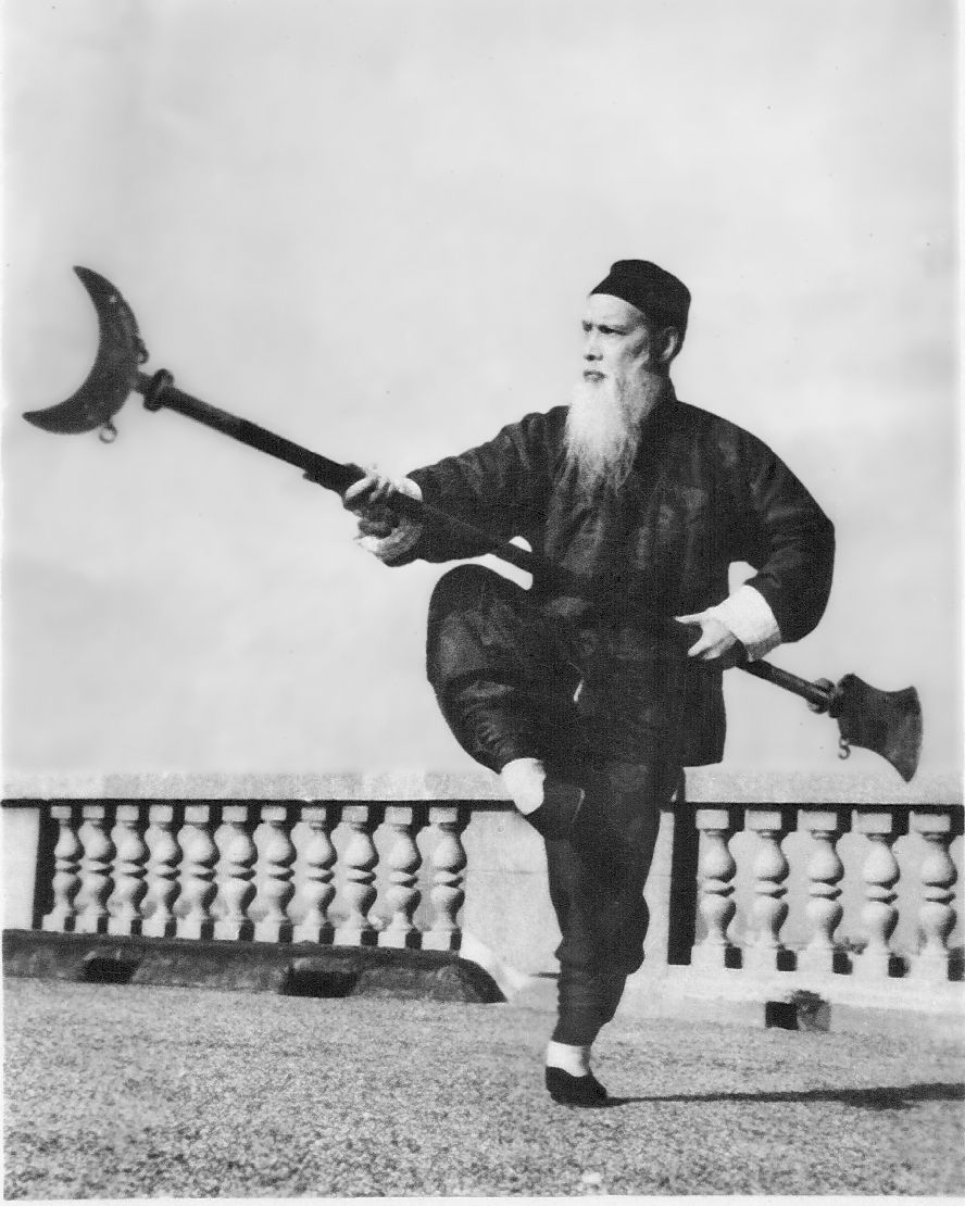 Wang Zi-Ping with Monk's Spade
